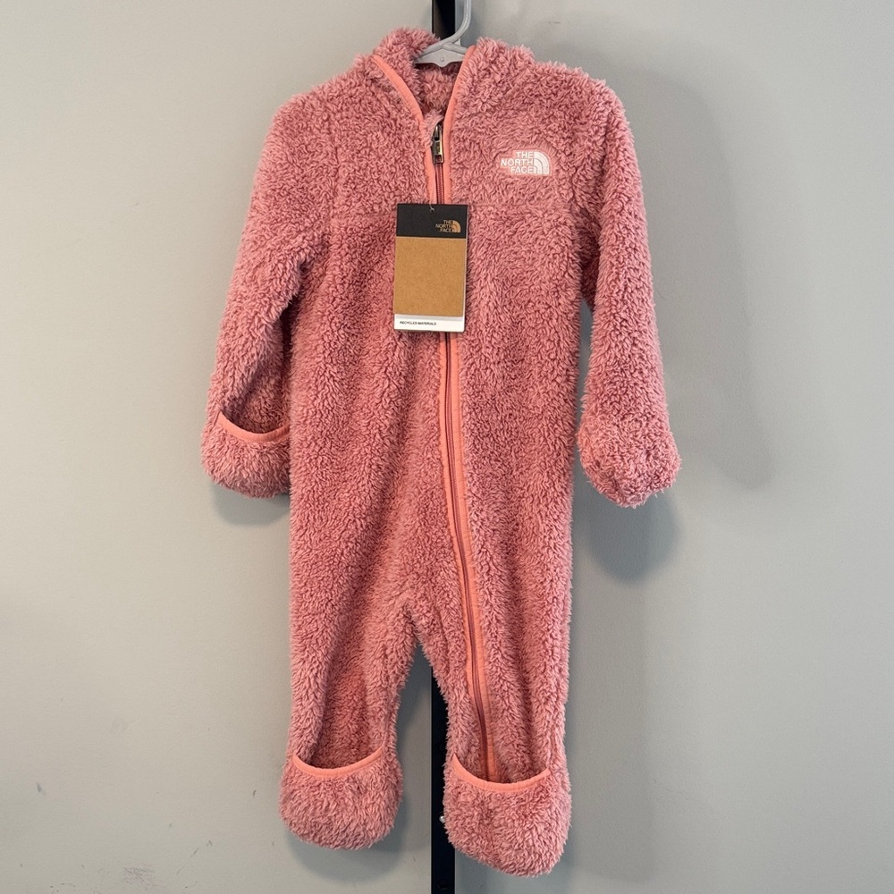 The North Face Shady Rose Baby Bear One Piece Bunting 12-18 Months New NWT